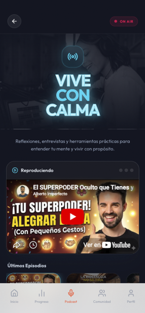 Ejercicios de bienestar y neurociencia aplicada en Hapiens